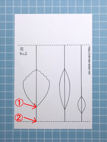 パステルアートの描き方 お花のアート用型紙の作り方 ときめきアトリエ